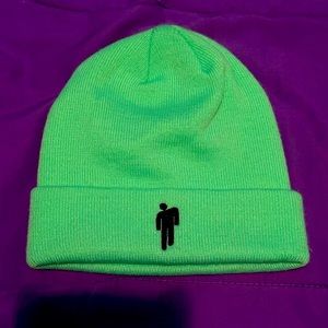 Billie Eilish foldover beanie Blohsh embroidered size OS